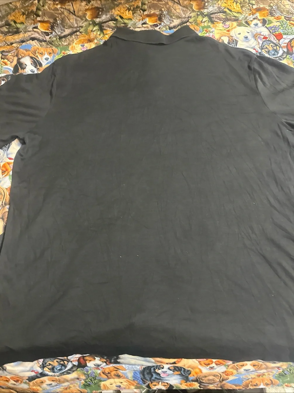 Ralph Lauren Black Polo Shirt with Red Pony Logo